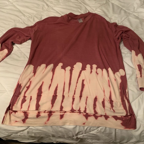 Te Verde Long sleeve tie dye shirt